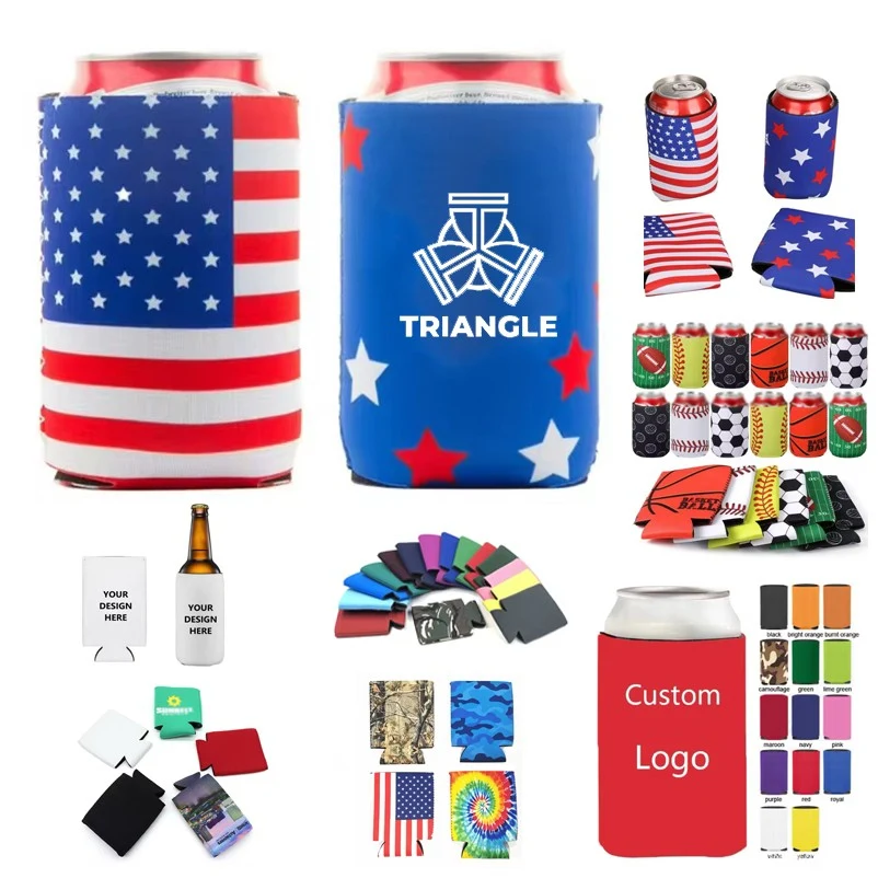 Custom Beer Bottle Can Holder Sleeve, custom koozie with logo imprint 1