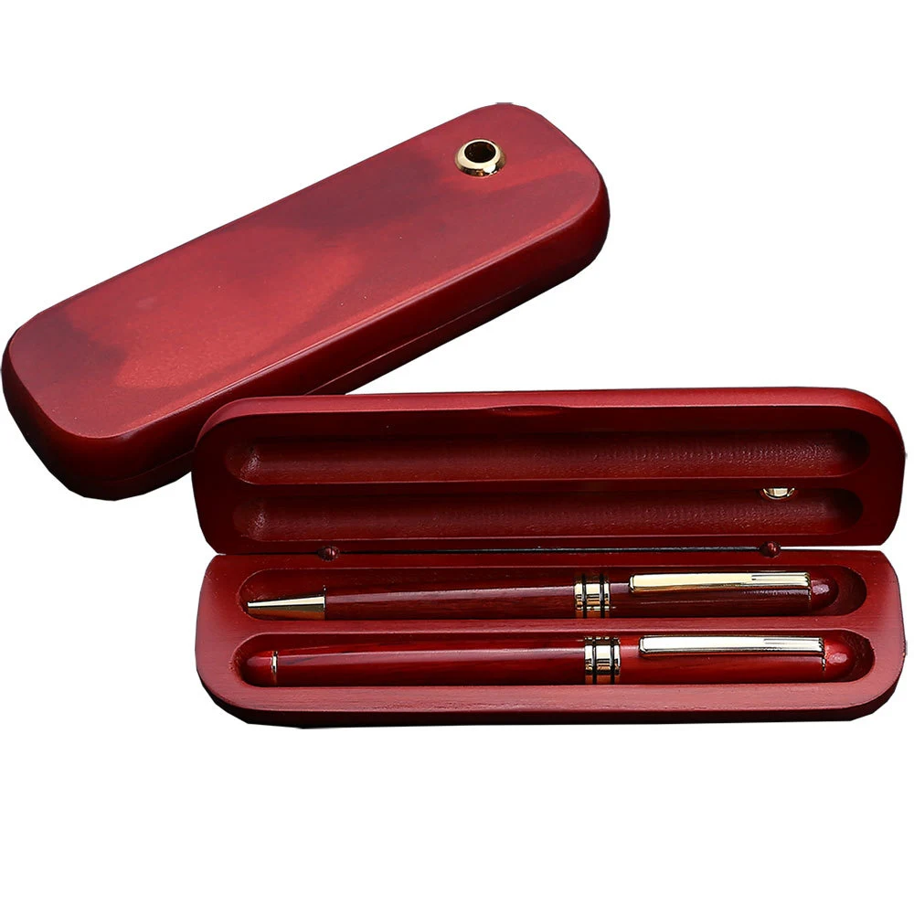 Rosewood Case With Pen 1