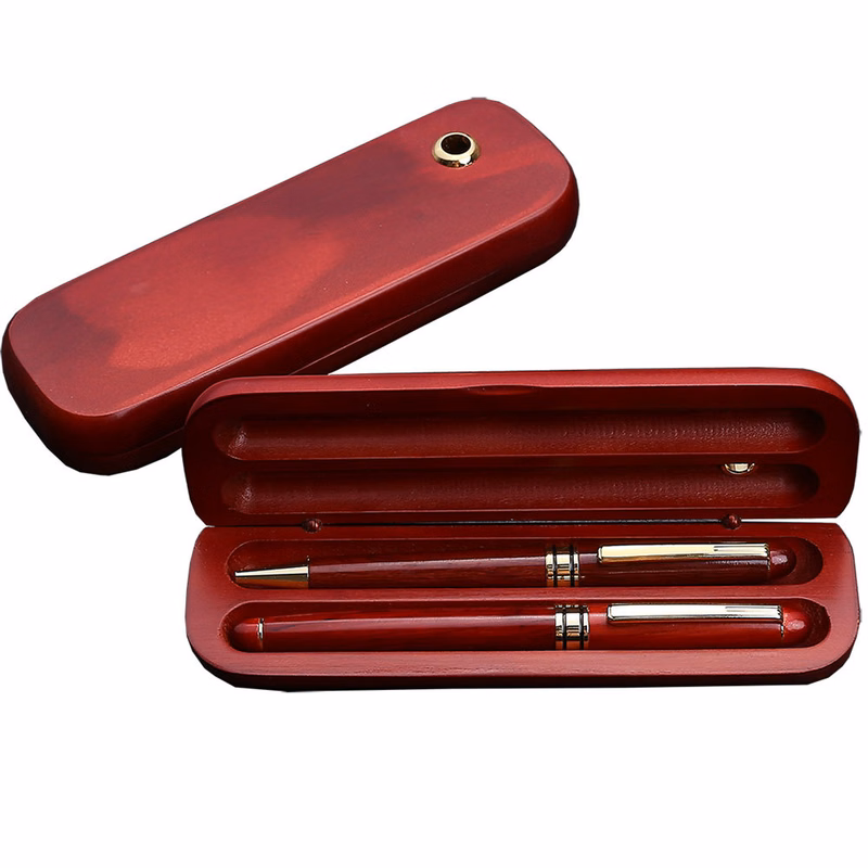 Rosewood Case With Pen