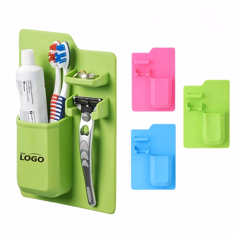 Adhesive Bathroom Silicone Toothbrush Holde