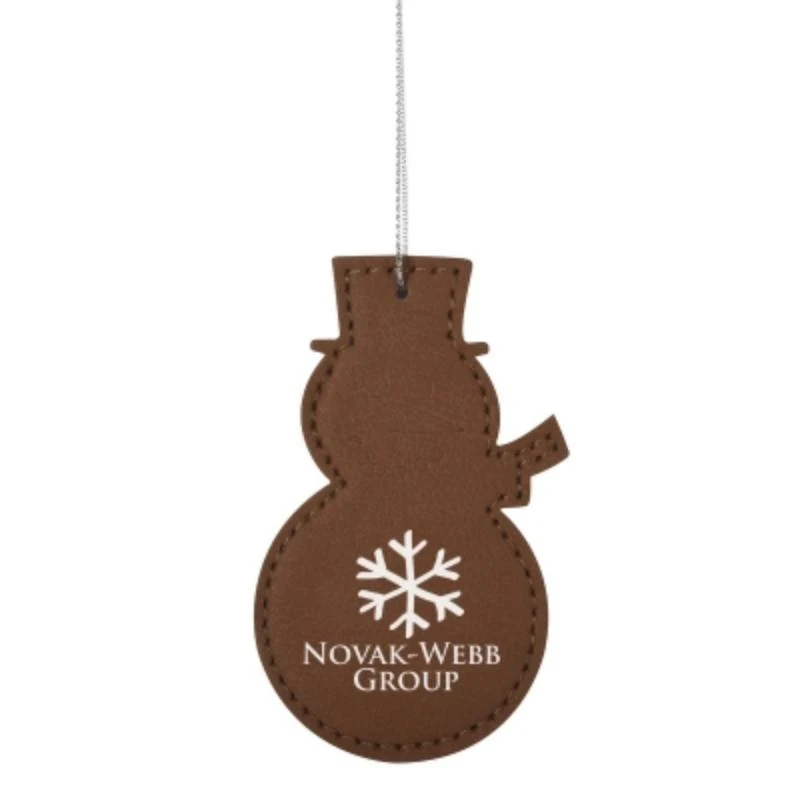 Leatherette Snowman Piece 1