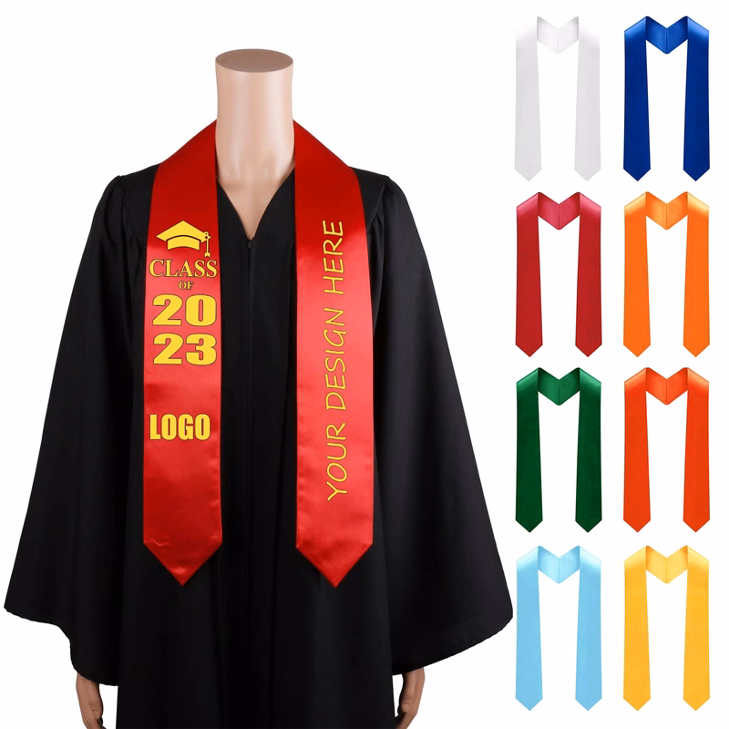 Graduation Stole Sash MOQ 100PCS