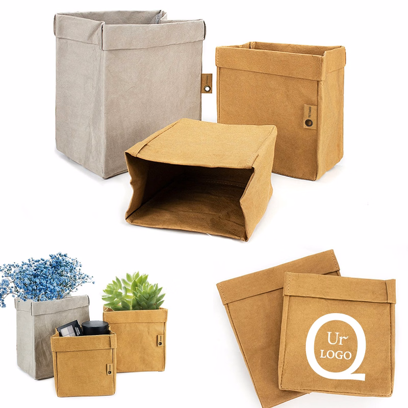 Reusable Kraft Paper Storage Box