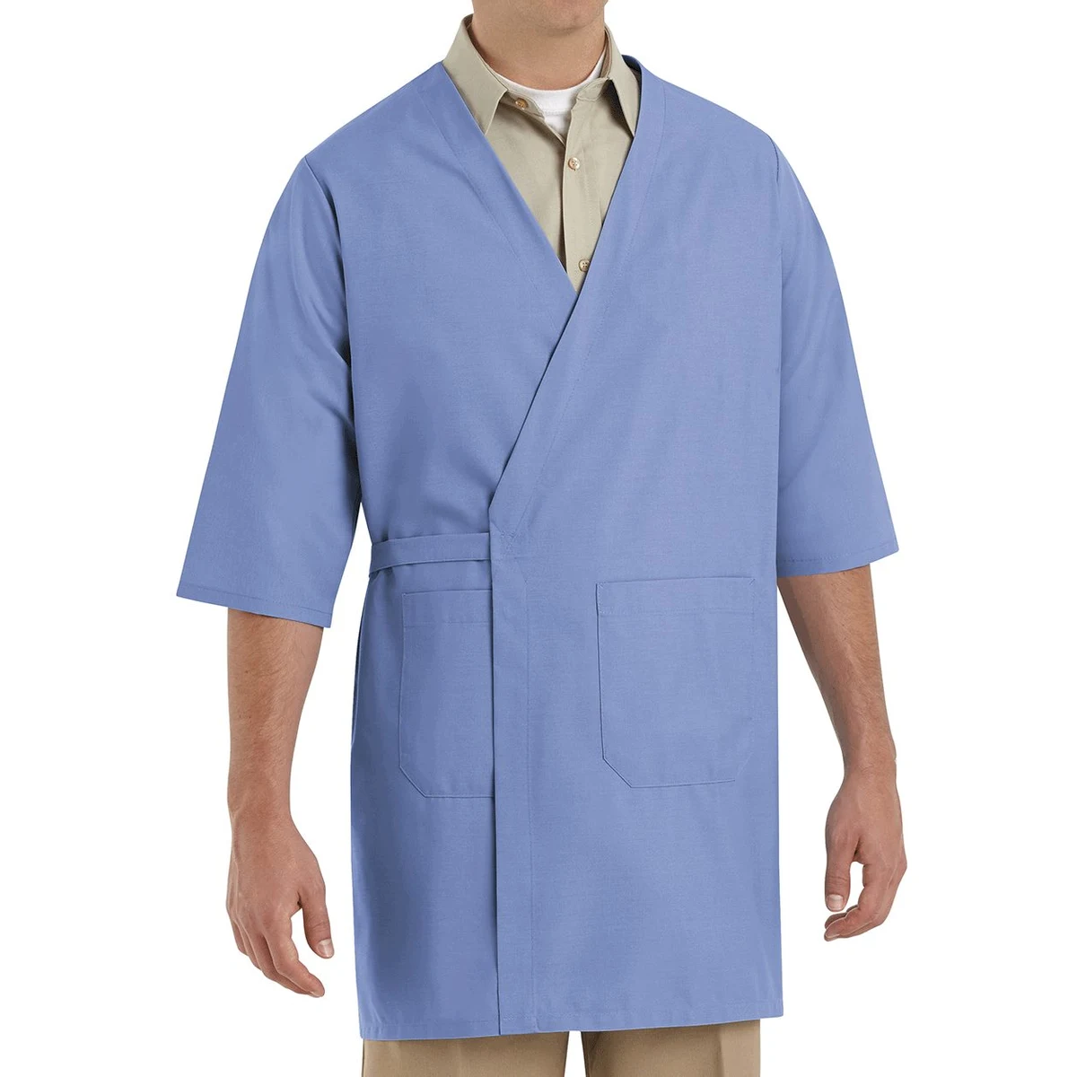 Men's Collarless Butcher Wrap - WP10 1