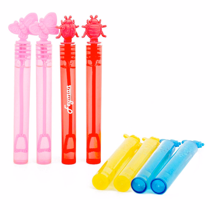 Eight Piece Set of Children's Insect Bubble Sticks