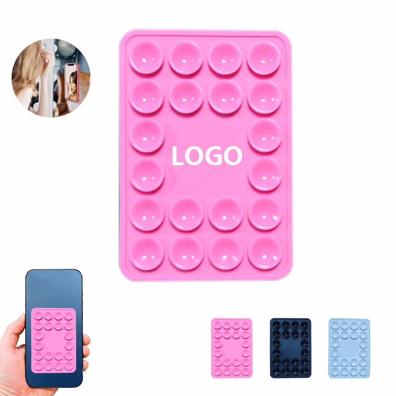 Silicone Suction Phone Case Adhesive Mount - Hands-Free