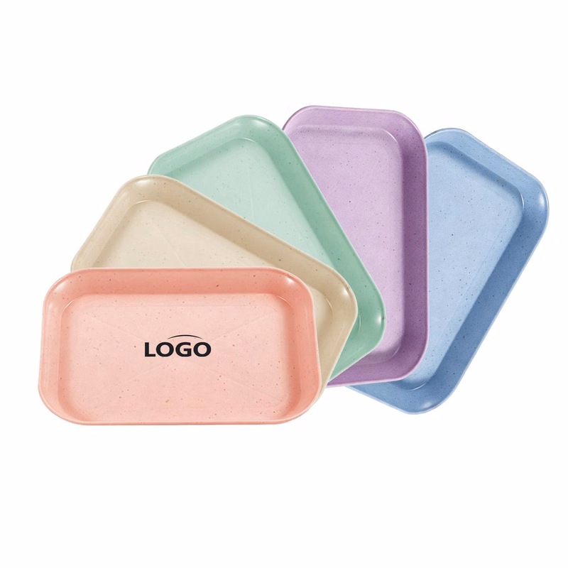 Wheat Straw Square Snack Tray