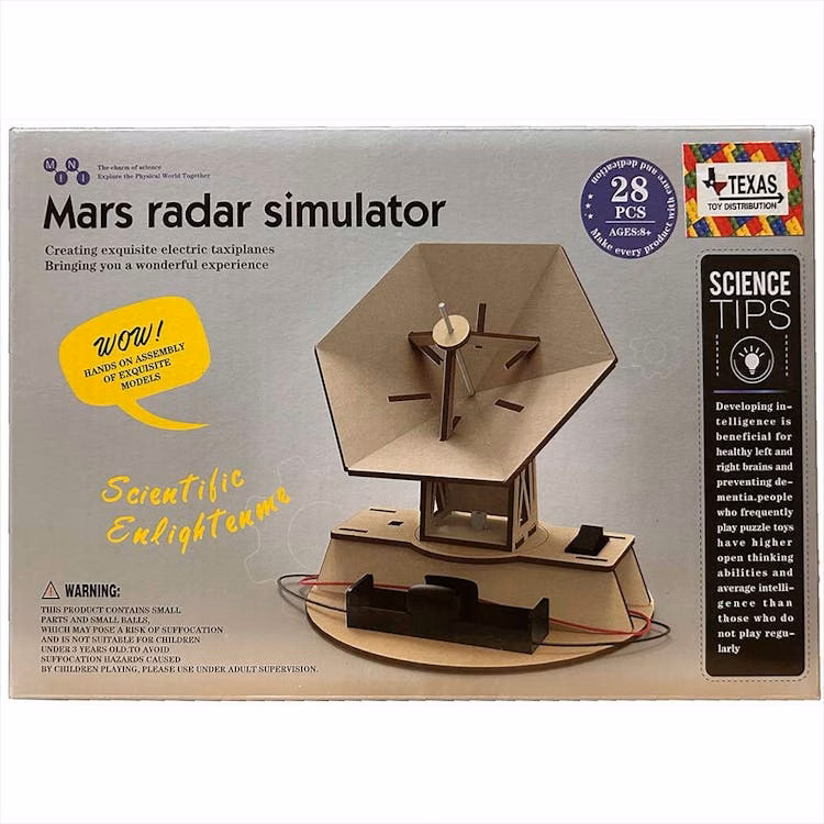 Wooden Radar Station STEM Kits - 28 Piece