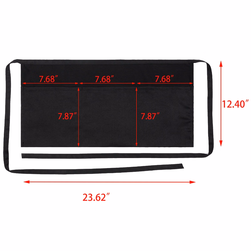 Short Apron For Waitress With Pockets MOQ 20