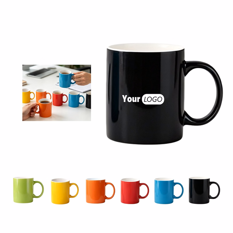 11.8 oz Glossy Ceramic Coffee Mug