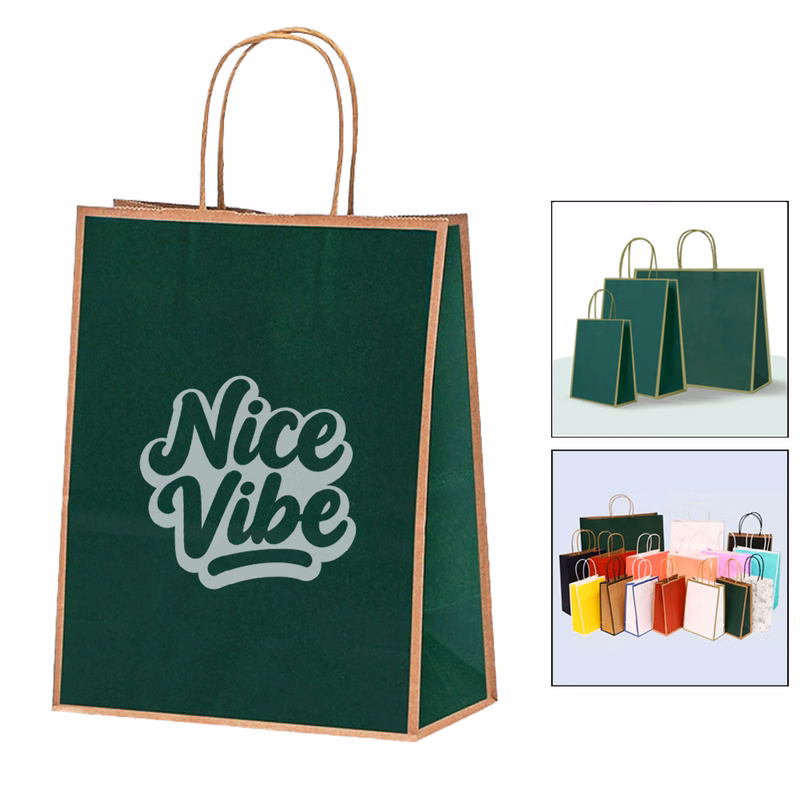Eco Recyclable Kraft Gift Carry Bag