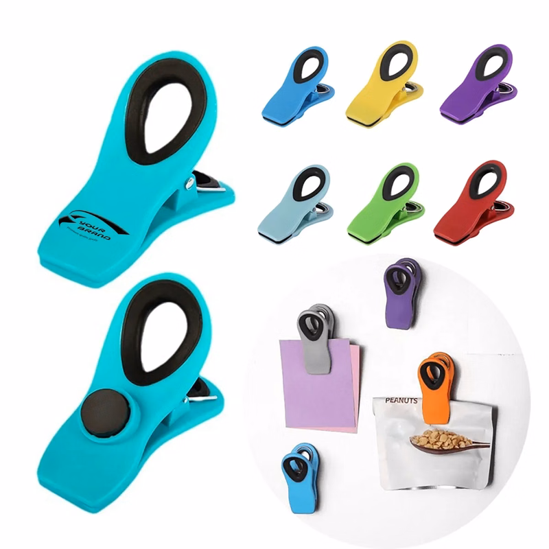 For Food Packaging Magnetic Bag Clips Mini Fridge Magnets