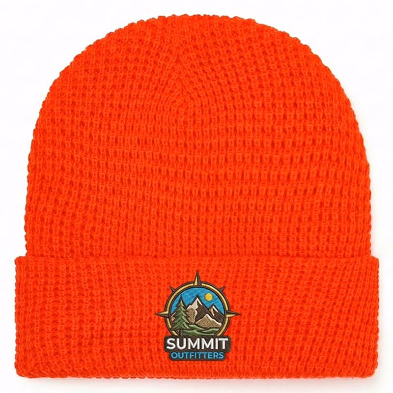 Custom Waffle Cuffed Beanies