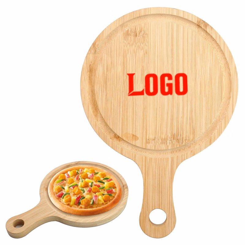Round Bamboo Pizza Serving Board