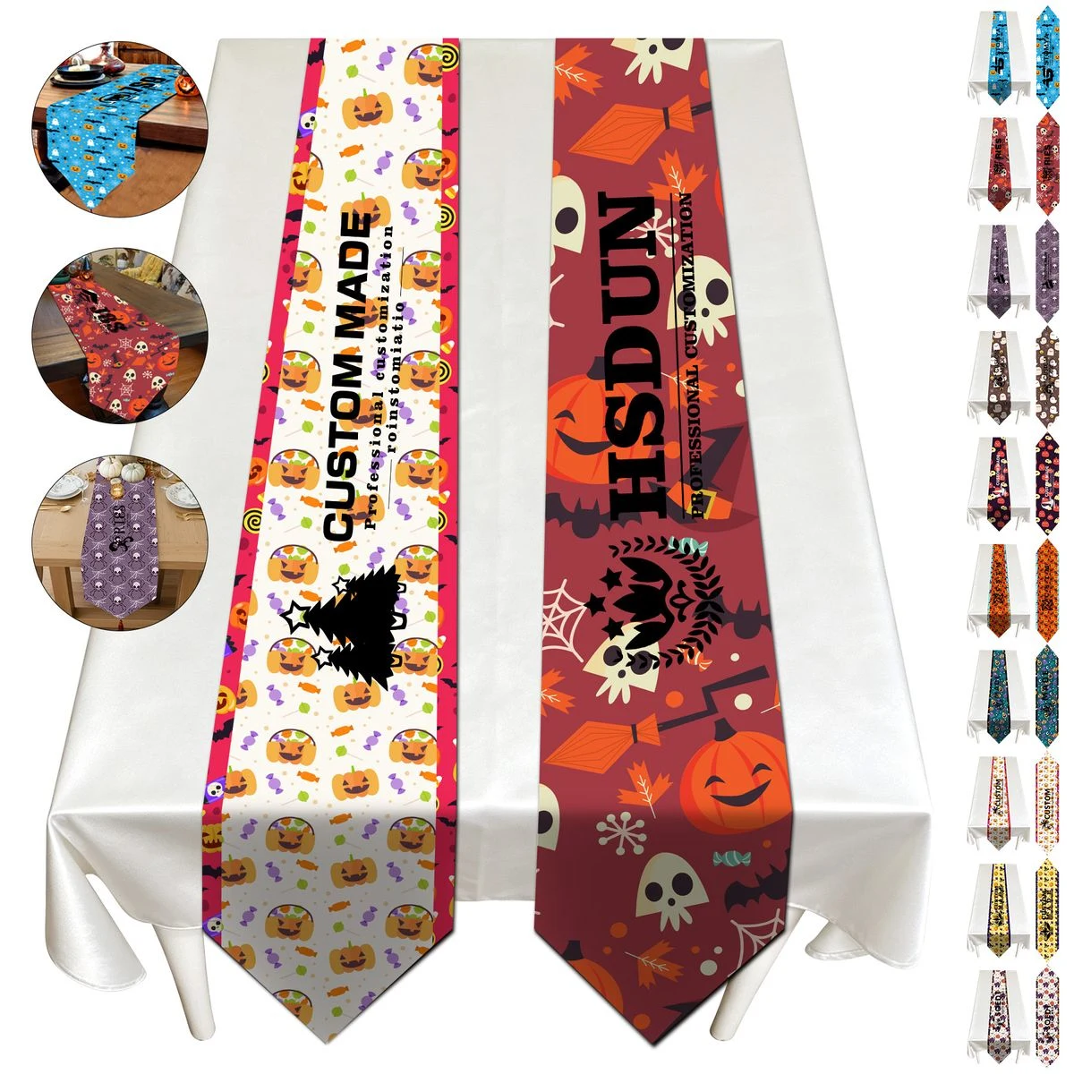 Halloween Fabric Table Runner 1
