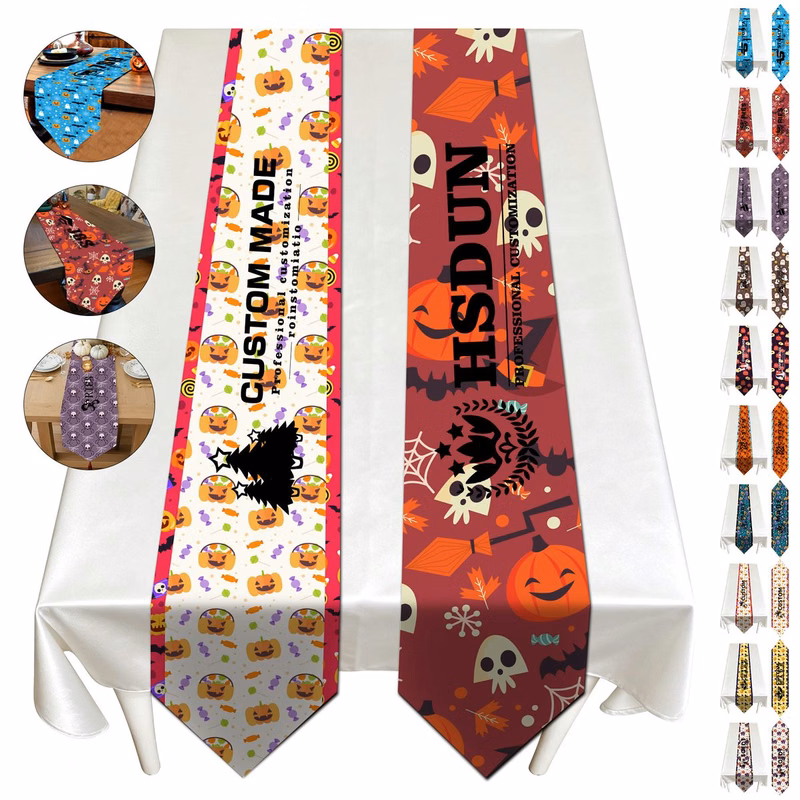 Halloween Fabric Table Runner