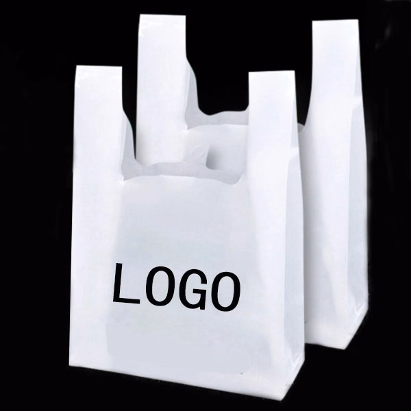 Plastic T-Shirt Shopping Bags- Medium