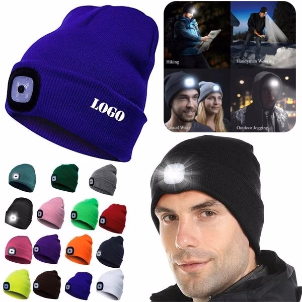 Beanie Hat With LED Light