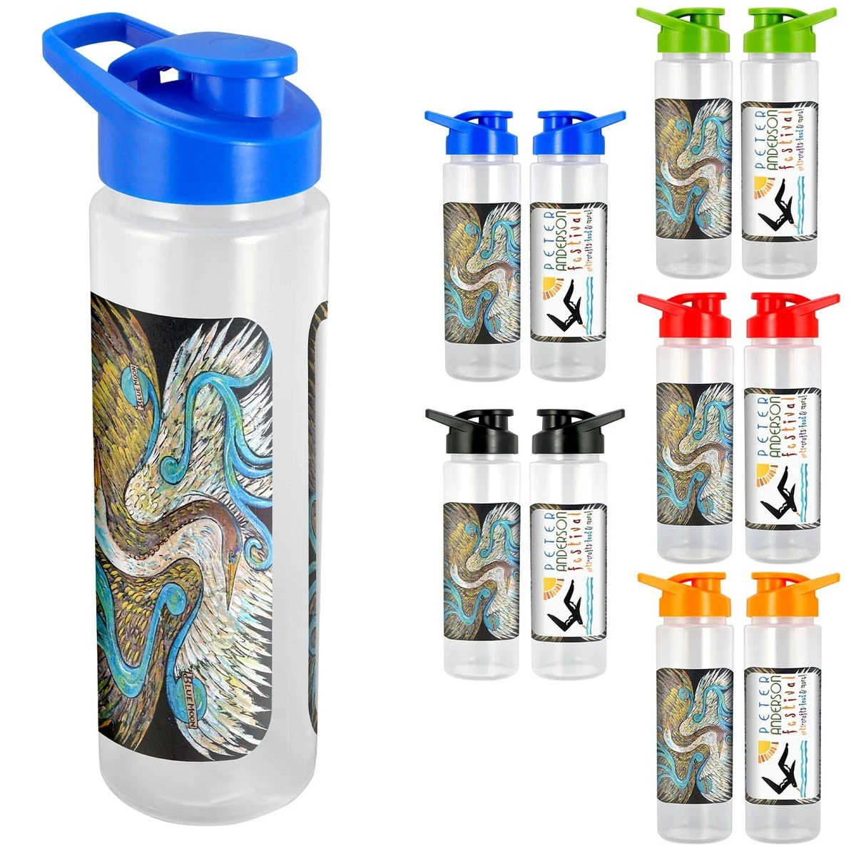 24 oz. Full Color Easy Pour Grip Bottle 1
