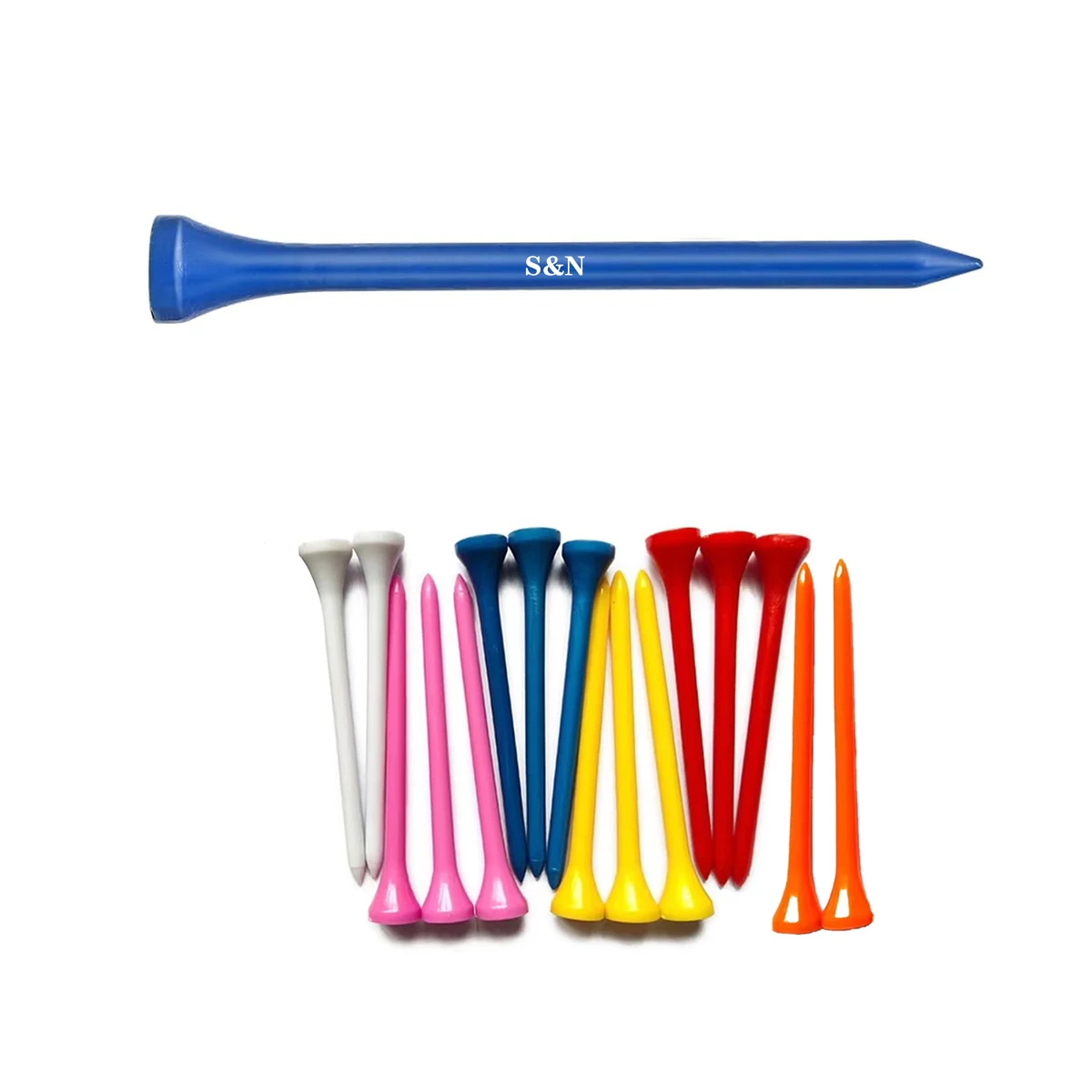 Portable 2.7" Plastic Golf Tee 1