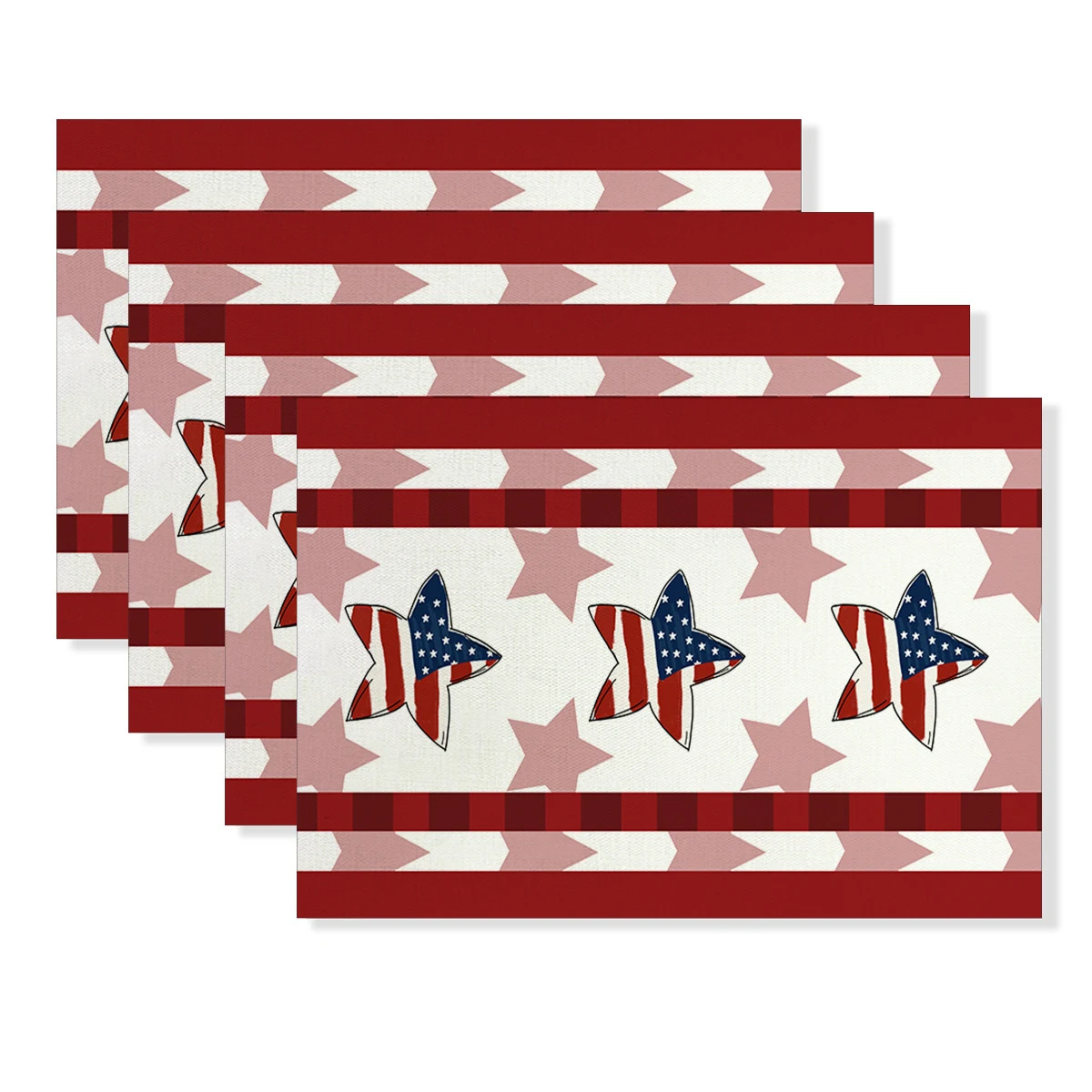 Custom Patriotic Independence Day Table Mats 1