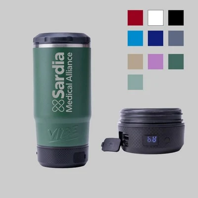Chill & Brew 12oz Tumbler with Power Bank - Laser Engraved 1