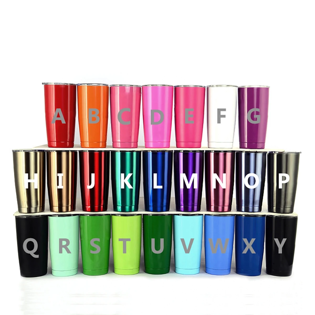 20 Oz. Stainless Steel Tumbler w/ Resistant Lid 1