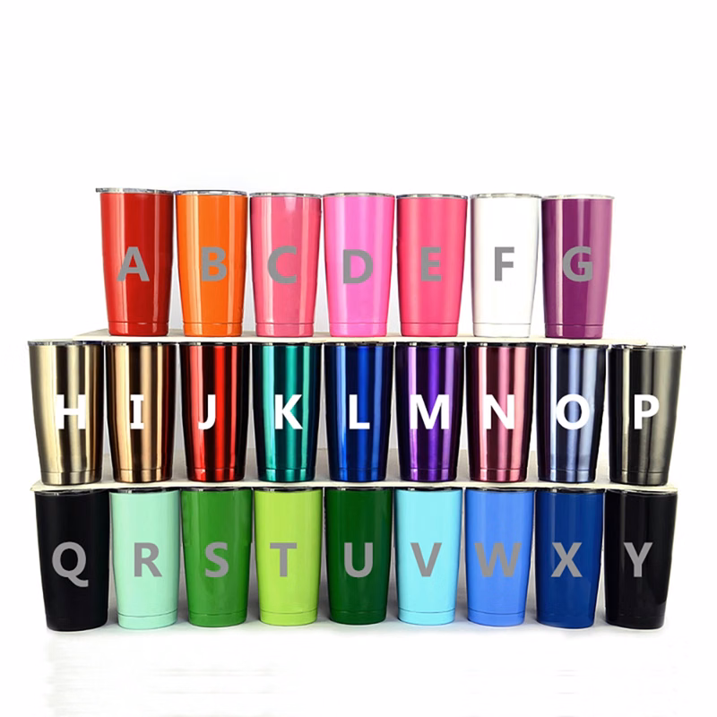 20 Oz. Stainless Steel Tumbler w/ Resistant Lid