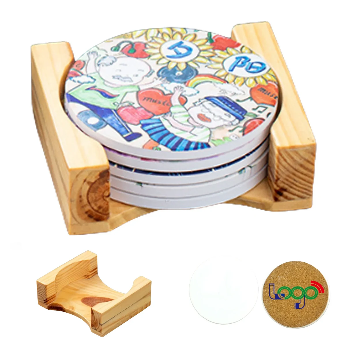Round Coaster Set 1