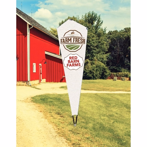 Shield Style Flip Flag 2.6' x 6.6'