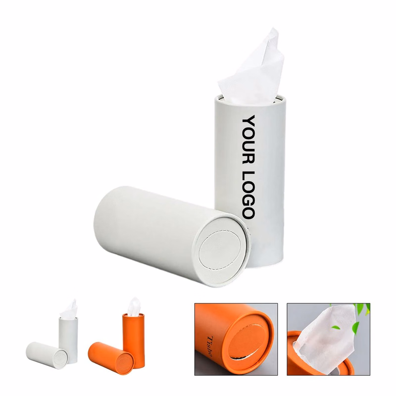 Portable Round Tissue Dispenser for Car Interiors