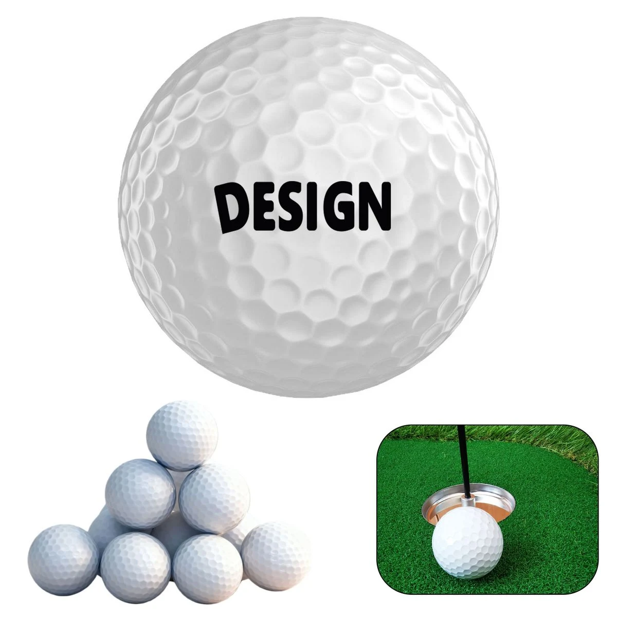 Personalized Golf Balls 2 Piece Surlyn Cover 1