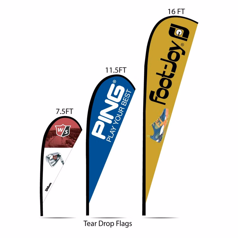 Medium 11.6' Teardrop Feather Flag