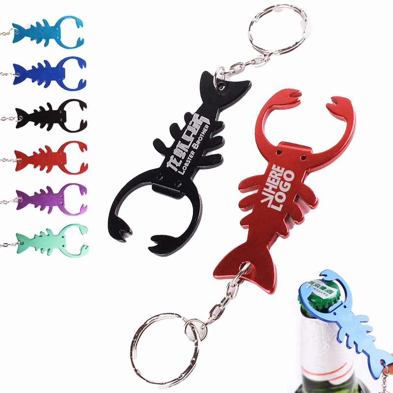 MOQ 20 Lobster Shape Bottle Opener Key Tag