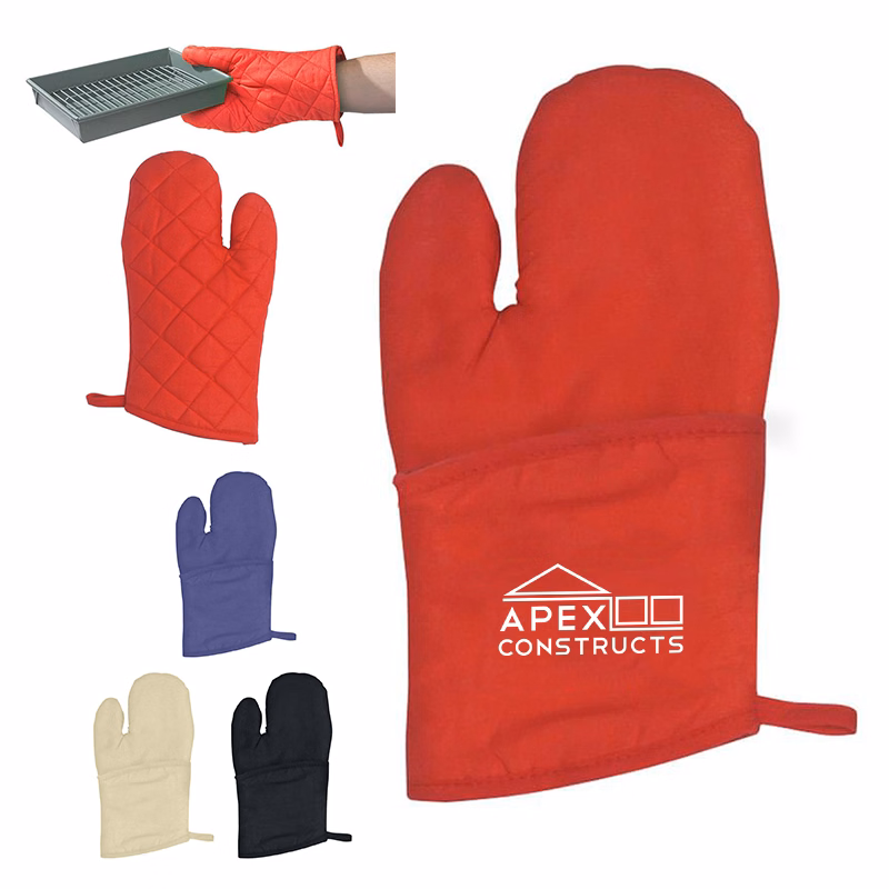 Quilted Cotton Oven Mitt