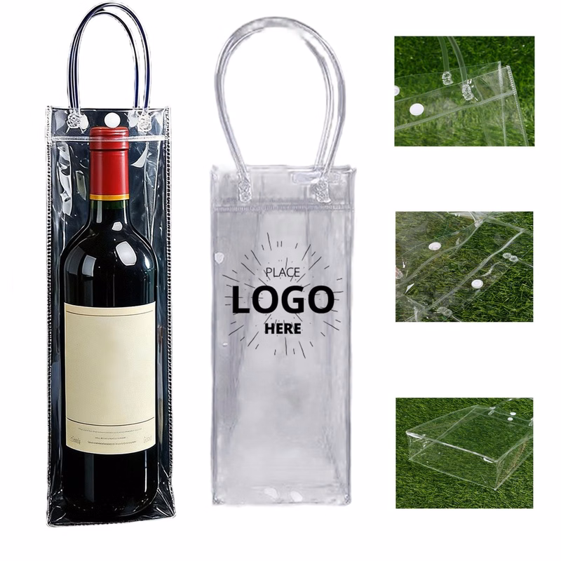 PVC Transparent Wine Packaging Bag