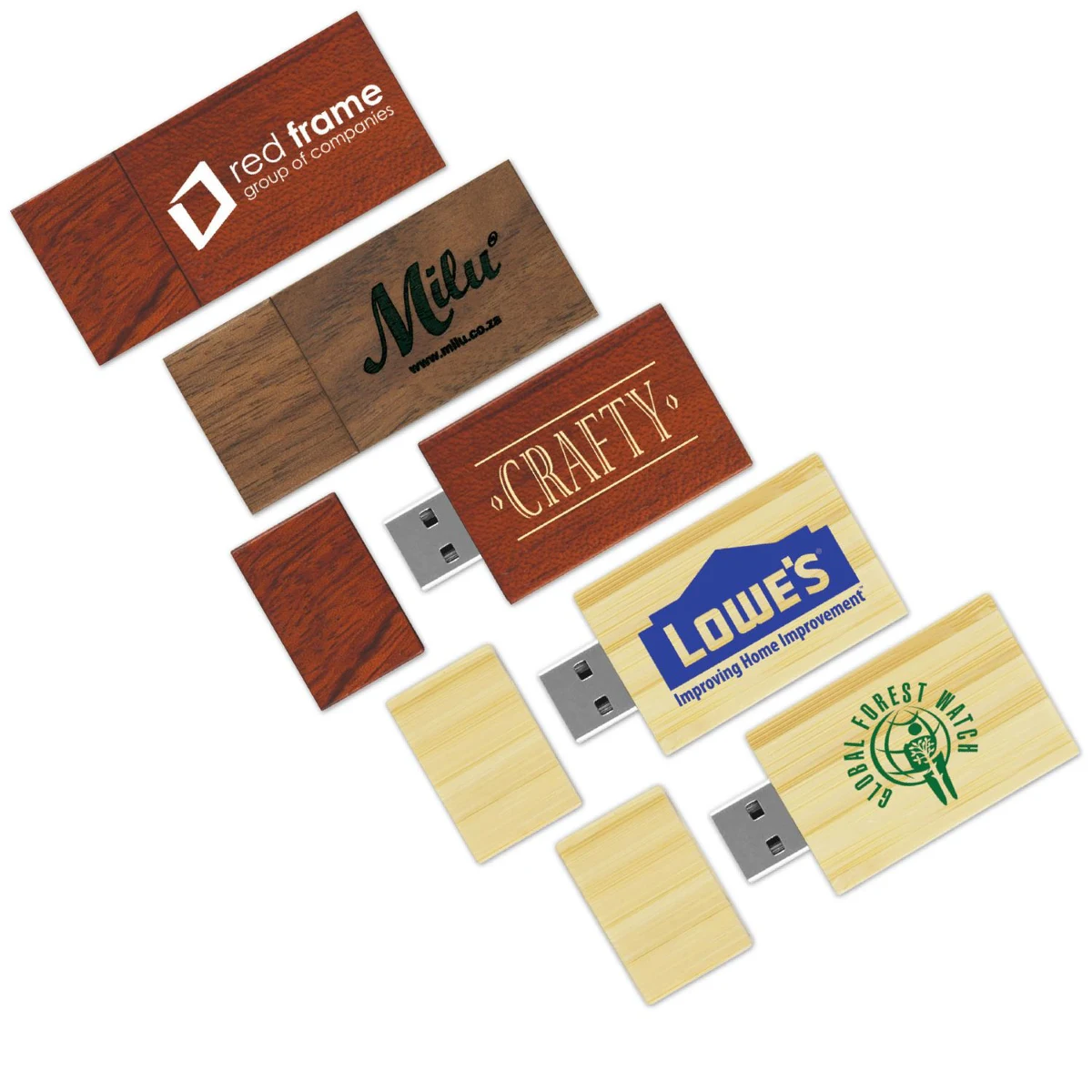 8 GB Eco Good Wood Drive USB 1