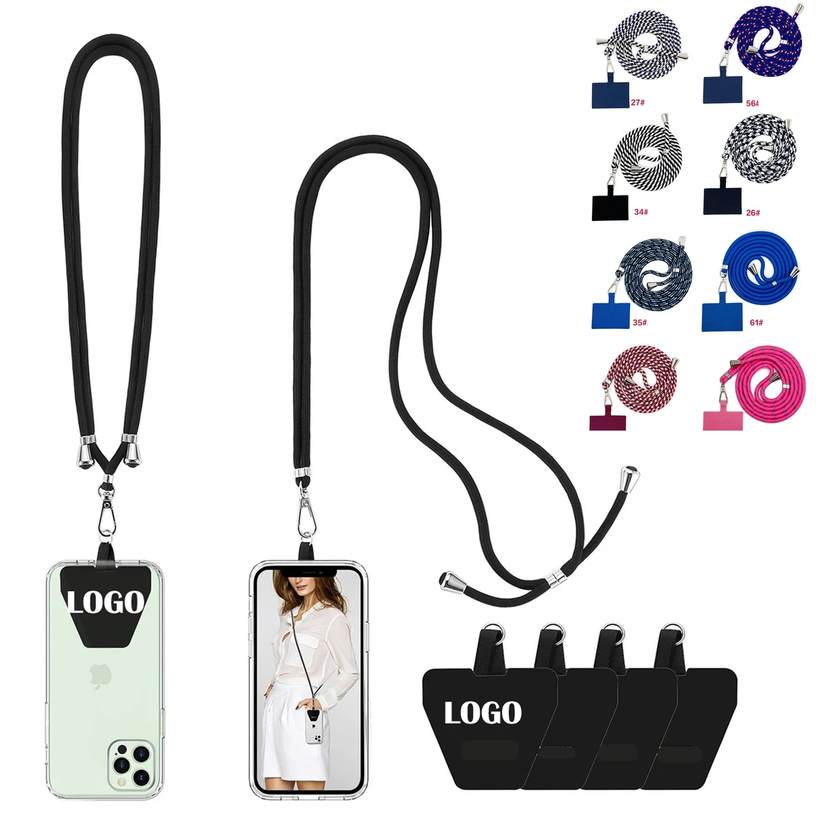 Adjustable Phone Lanyard Neck Strap Holder 1