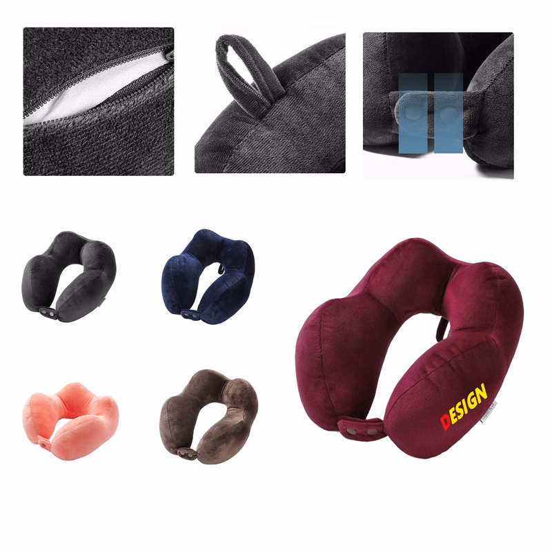 MOQ50 Personalized U-Shaped Travel Pillow