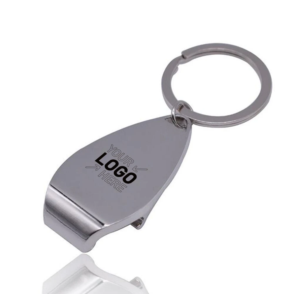Zinc Alloy Bottle Opener With Key Ring 1