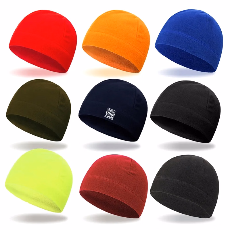 Fleece Beanie Warm Skull Cap