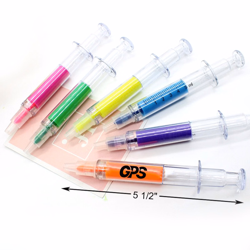 Injector Shape Highlighter Pen