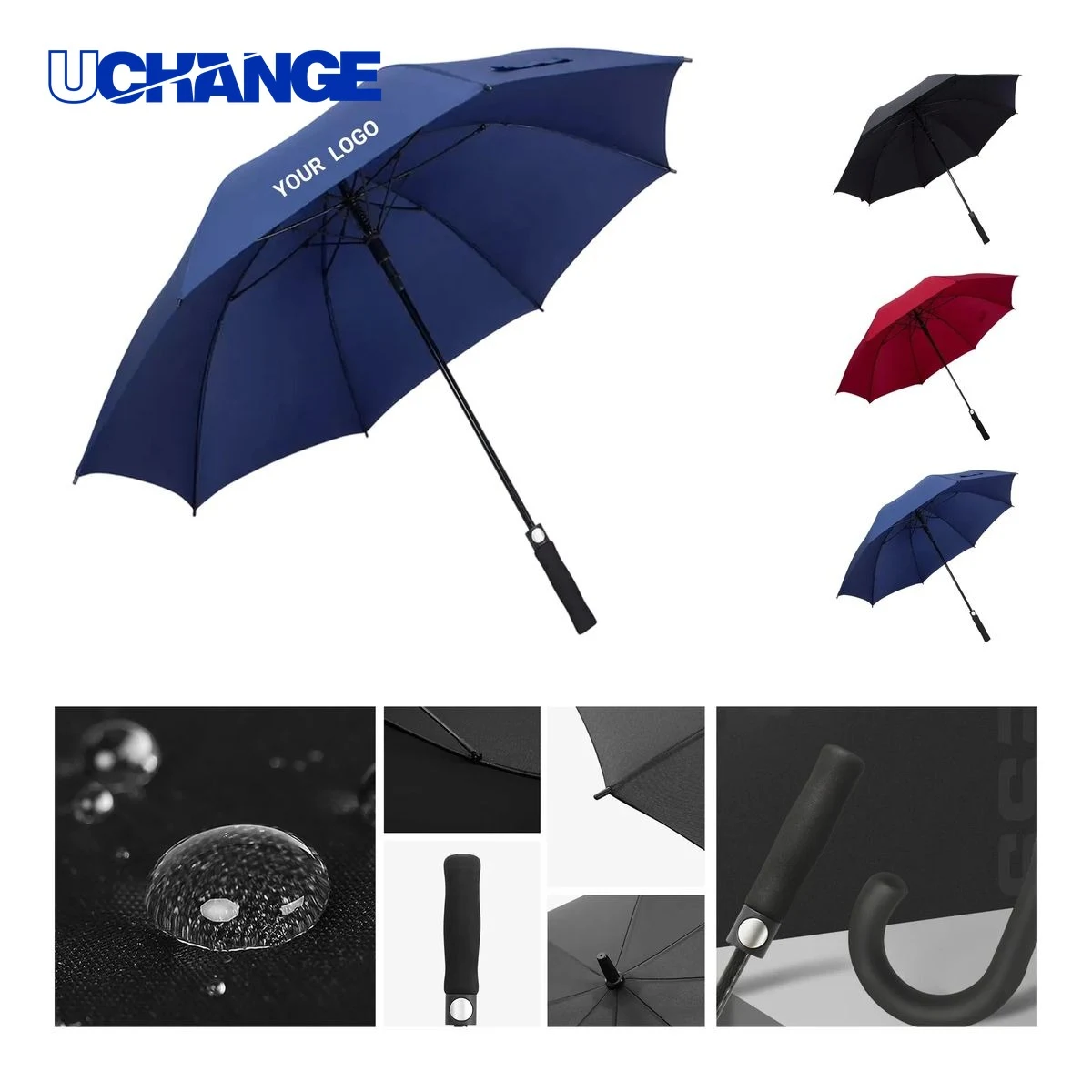 Windproof Umbrella Comfortable Handle 1