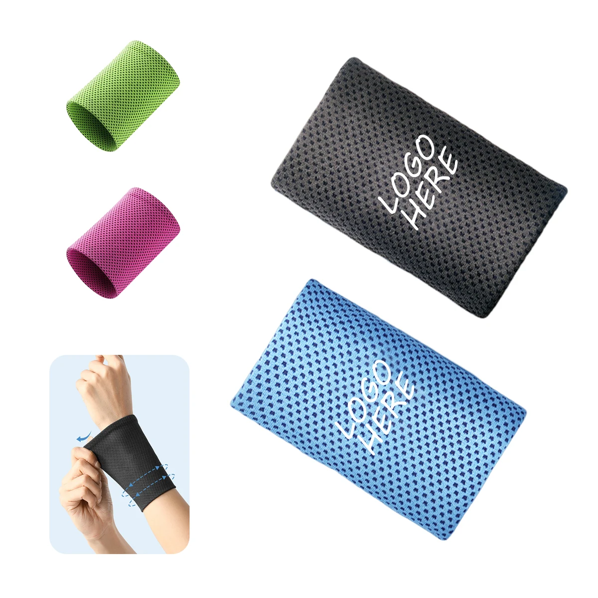 Outdoor Sports Cooling Wristbands 1