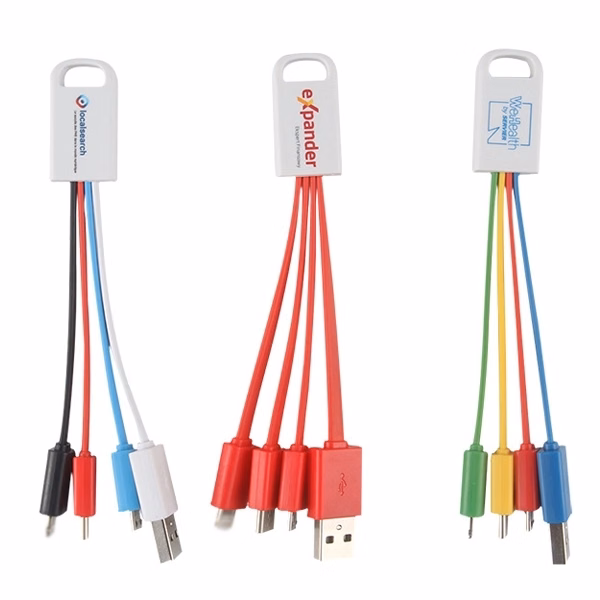 Marketing 3-in-1 Noodle Charging Cables