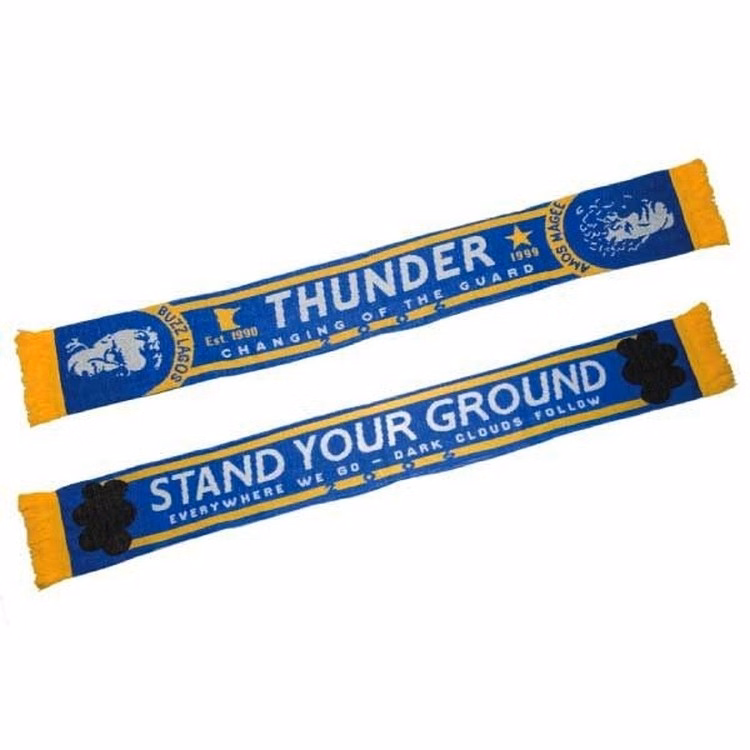 Knitted Stadium Scarf - 62"x7"