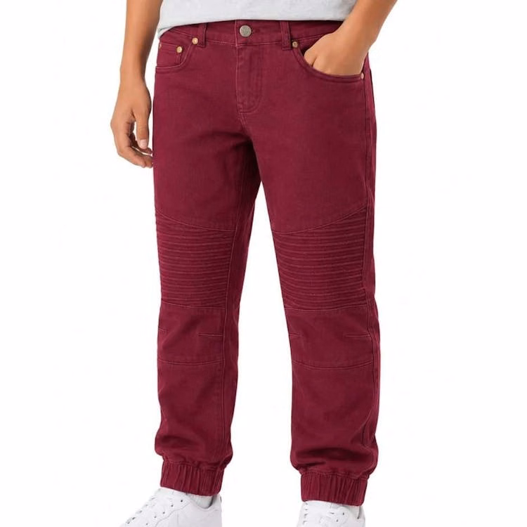 Boys' Joggers - Burgundy Size 8-16
