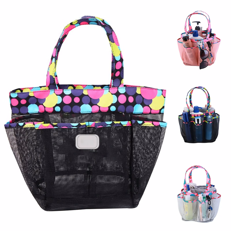 Handle Mesh Travel Wash Bag