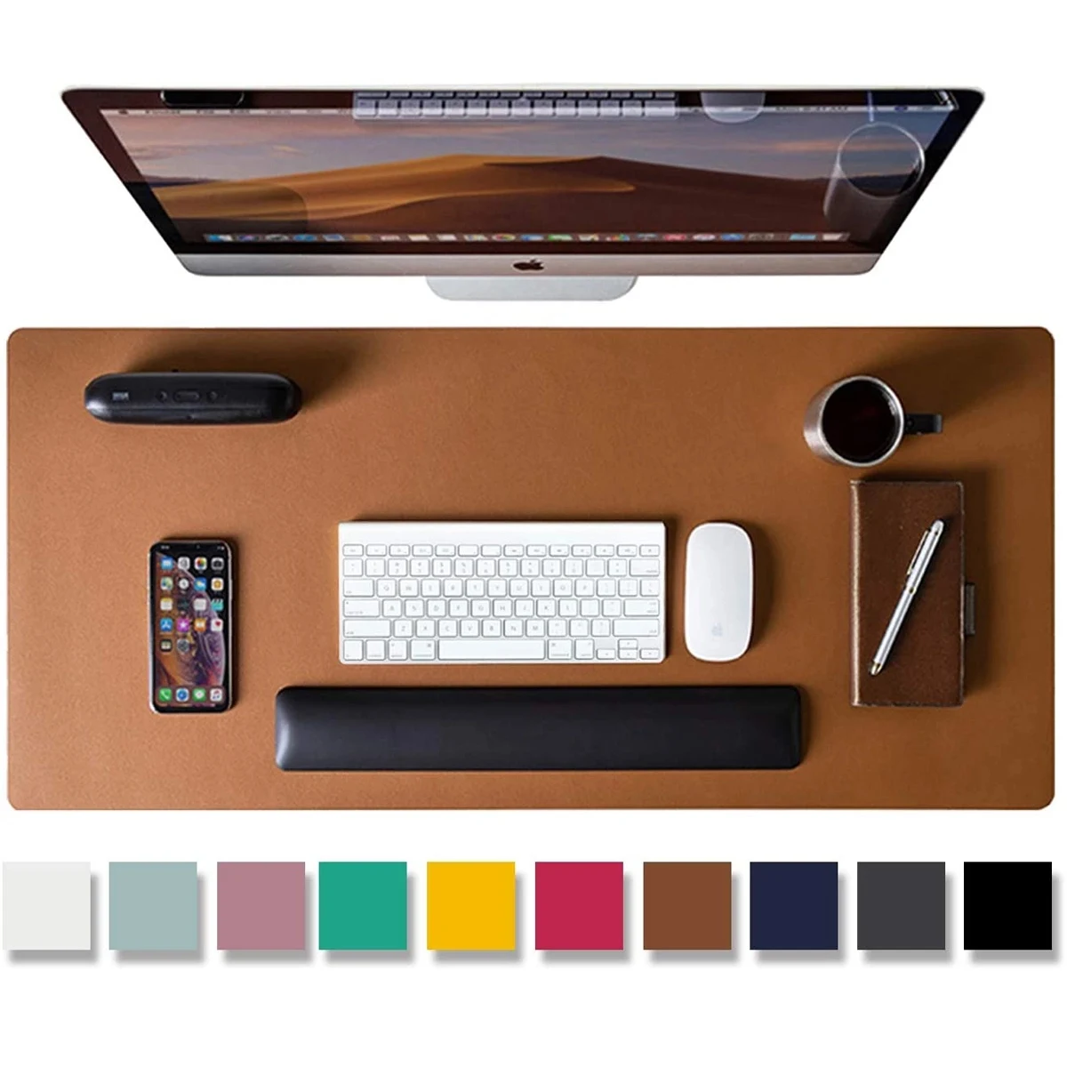 Leather Desk Pad Protector Mouse 1
