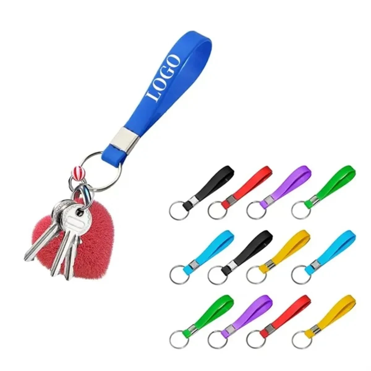 Silicone Key Ring
1